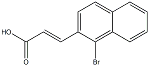 (E)-3-(1-bromonaphthalen-2-yl)acrylic acid