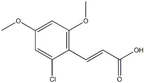 (E)-3-(2-chloro-4,6-dimethoxyphenyl)acrylic acid