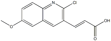 (E)-3-(2-chloro-6-methoxyquinolin-3-yl)acrylic acid