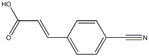 (E)-3-(4-cyanophenyl)acrylic acid Struktur