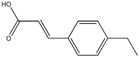 (E)-3-(4-ethylphenyl)acrylic acid Structure