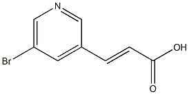 (E)-3-(5-bromopyridin-3-yl)acrylic acid Struktur
