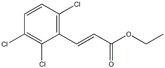 (E)-ethyl 3-(2,3,6-trichlorophenyl)acrylate Struktur