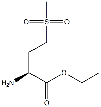 (S)-ethyl 2-amino-4-(methylsulfonyl)butanoate Structure