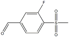 3-fluoro-4-(methylsulfonyl)benzaldehyde