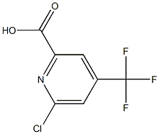 6-chloro-4-(trifluoromethyl)picolinic acid Structure