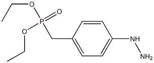 diethyl 4-hydrazinyl-phenylmethylphosphonate Structure