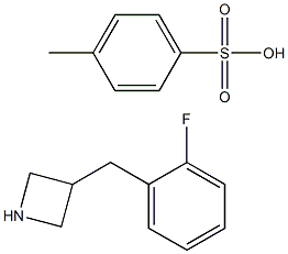 3-(2-fluorobenzyl)azetidine 4-methylbenzenesulfonate Structure