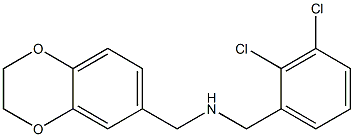 [(2,3-dichlorophenyl)methyl](2,3-dihydro-1,4-benzodioxin-6-ylmethyl)amine Structure