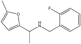 [(2-fluorophenyl)methyl][1-(5-methylfuran-2-yl)ethyl]amine Struktur