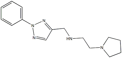 [(2-phenyl-2H-1,2,3-triazol-4-yl)methyl][2-(pyrrolidin-1-yl)ethyl]amine