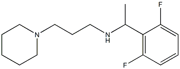 [1-(2,6-difluorophenyl)ethyl][3-(piperidin-1-yl)propyl]amine Structure