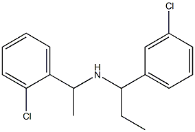  [1-(2-chlorophenyl)ethyl][1-(3-chlorophenyl)propyl]amine