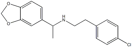 [1-(2H-1,3-benzodioxol-5-yl)ethyl][2-(4-chlorophenyl)ethyl]amine