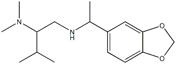 [1-(2H-1,3-benzodioxol-5-yl)ethyl][2-(dimethylamino)-3-methylbutyl]amine Structure