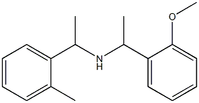 [1-(2-methoxyphenyl)ethyl][1-(2-methylphenyl)ethyl]amine Struktur
