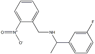 [1-(3-fluorophenyl)ethyl][(2-nitrophenyl)methyl]amine