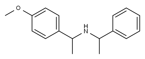 [1-(4-methoxyphenyl)ethyl](1-phenylethyl)amine Structure
