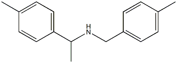 [1-(4-methylphenyl)ethyl][(4-methylphenyl)methyl]amine Structure