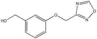 [3-(1,2,4-oxadiazol-3-ylmethoxy)phenyl]methanol Structure