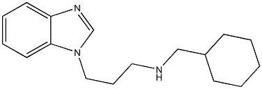 [3-(1H-1,3-benzodiazol-1-yl)propyl](cyclohexylmethyl)amine Structure