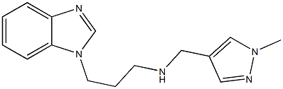 [3-(1H-1,3-benzodiazol-1-yl)propyl][(1-methyl-1H-pyrazol-4-yl)methyl]amine