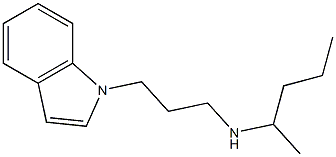 [3-(1H-indol-1-yl)propyl](pentan-2-yl)amine Structure