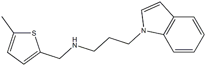 [3-(1H-indol-1-yl)propyl][(5-methylthiophen-2-yl)methyl]amine Structure