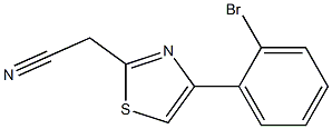 [4-(2-bromophenyl)-1,3-thiazol-2-yl]acetonitrile Structure