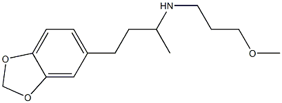 [4-(2H-1,3-benzodioxol-5-yl)butan-2-yl](3-methoxypropyl)amine Struktur