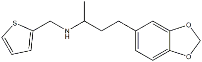 [4-(2H-1,3-benzodioxol-5-yl)butan-2-yl](thiophen-2-ylmethyl)amine