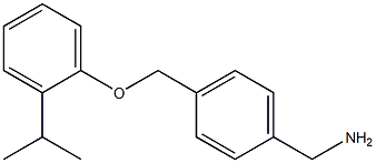 1-{4-[(2-isopropylphenoxy)methyl]phenyl}methanamine