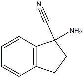 1-aminoindane-1-carbonitrile Structure