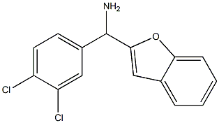 1-benzofuran-2-yl(3,4-dichlorophenyl)methanamine Structure