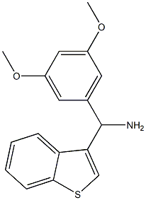 1-benzothiophen-3-yl(3,5-dimethoxyphenyl)methanamine