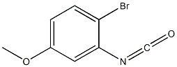 1-bromo-2-isocyanato-4-methoxybenzene Structure