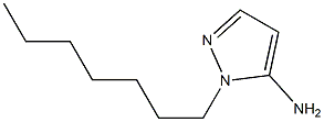 1-heptyl-1H-pyrazol-5-amine 结构式