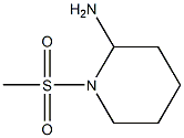 1-methanesulfonylpiperidin-2-amine Struktur