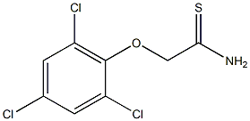 2-(2,4,6-trichlorophenoxy)ethanethioamide Structure