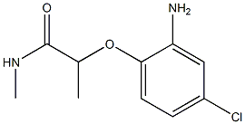 2-(2-amino-4-chlorophenoxy)-N-methylpropanamide Structure