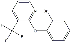 2-(2-bromophenoxy)-3-(trifluoromethyl)pyridine Structure