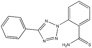 2-(5-phenyl-2H-1,2,3,4-tetrazol-2-yl)benzene-1-carbothioamide