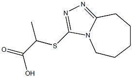 2-(6,7,8,9-tetrahydro-5H-[1,2,4]triazolo[4,3-a]azepin-3-ylthio)propanoic acid Structure