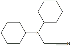 2-(dicyclohexylamino)acetonitrile Structure