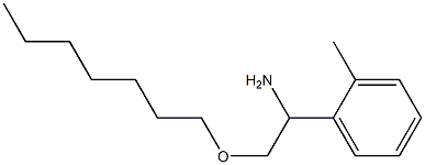 2-(heptyloxy)-1-(2-methylphenyl)ethan-1-amine Structure