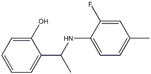 2-{1-[(2-fluoro-4-methylphenyl)amino]ethyl}phenol|