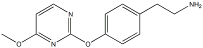 2-{4-[(4-methoxypyrimidin-2-yl)oxy]phenyl}ethanamine|