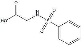 2-benzenesulfonamidoacetic acid Structure