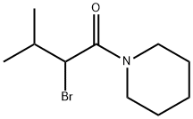 2-bromo-3-methyl-1-(piperidin-1-yl)butan-1-one Structure