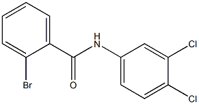 2-bromo-N-(3,4-dichlorophenyl)benzamide Structure